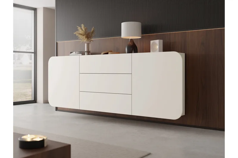 Duartina Skjenk 200x36 cm - Beige - Oppbevaring - Oppbevaringsmøbler - Sideboard & skjenker