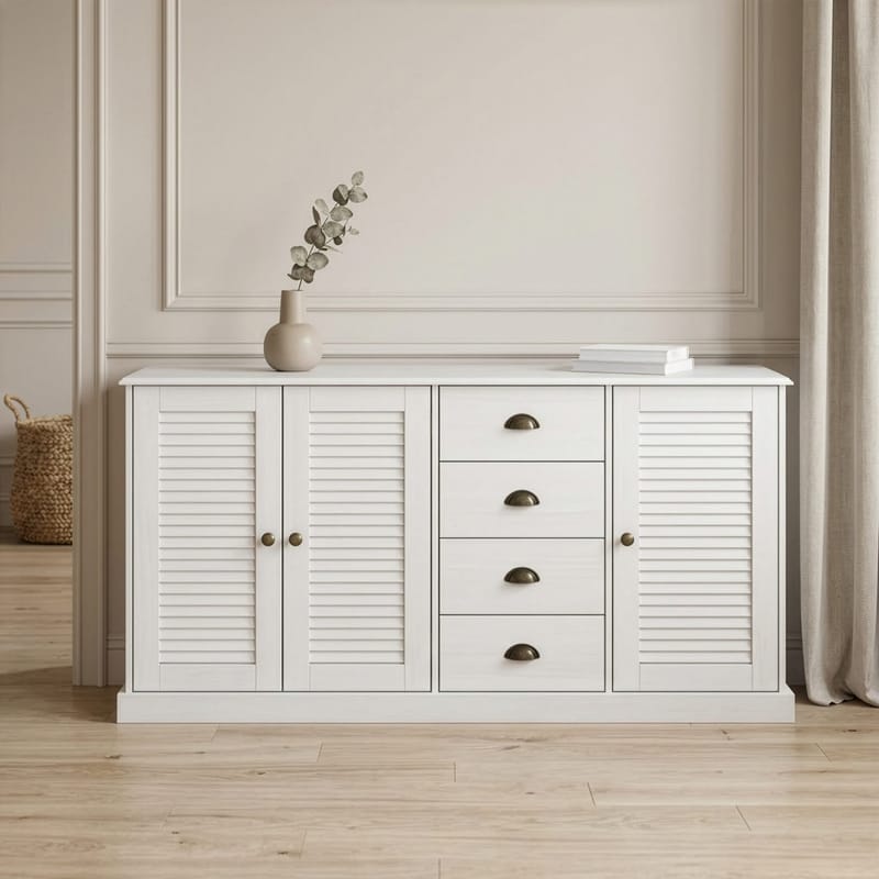 Edith skjenk 166x80 cm - Hvit - Oppbevaring - Oppbevaringsmøbler - Sideboard & skjenker