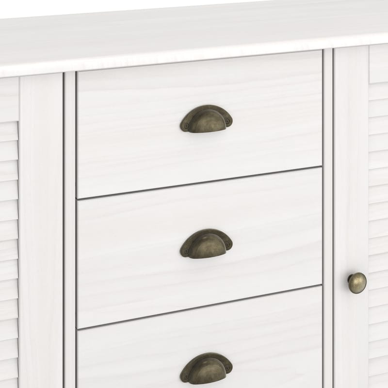 Edith skjenk 166x80 cm - Hvit - Oppbevaring - Oppbevaringsmøbler - Sideboard & skjenker