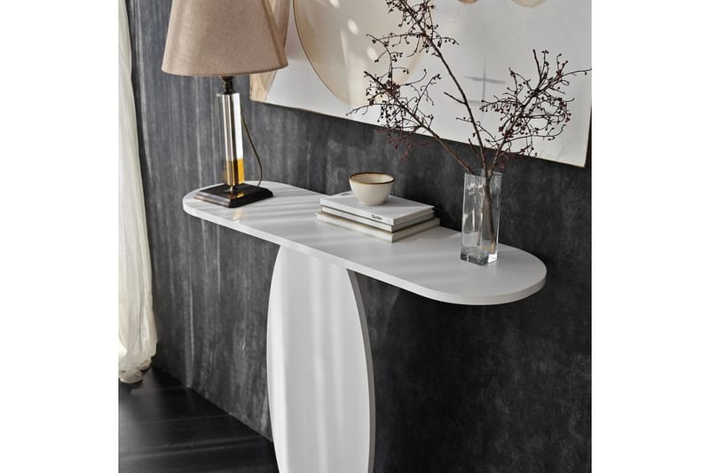Ellittica Hjørnekommode 100 cm - Hvit - Oppbevaring - Oppbevaringsmøbler - Kommode