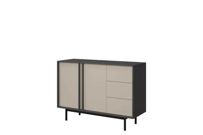 Farshian Skjenk 123x43 cm - Grå/Beige - Oppbevaring - Oppbevaringsmøbler - Sideboard & skjenker