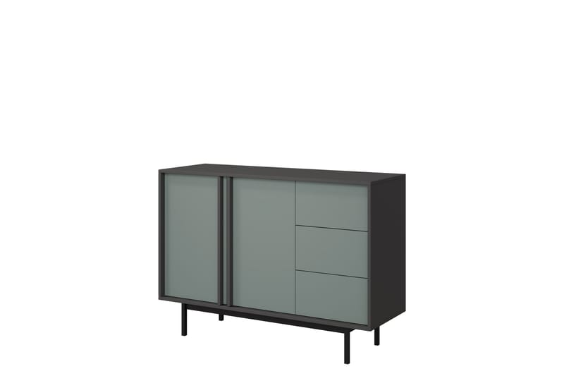 Farshian Skjenk 123x43 cm - Grå/Grønn - Oppbevaring - Oppbevaringsmøbler - Sideboard & skjenker