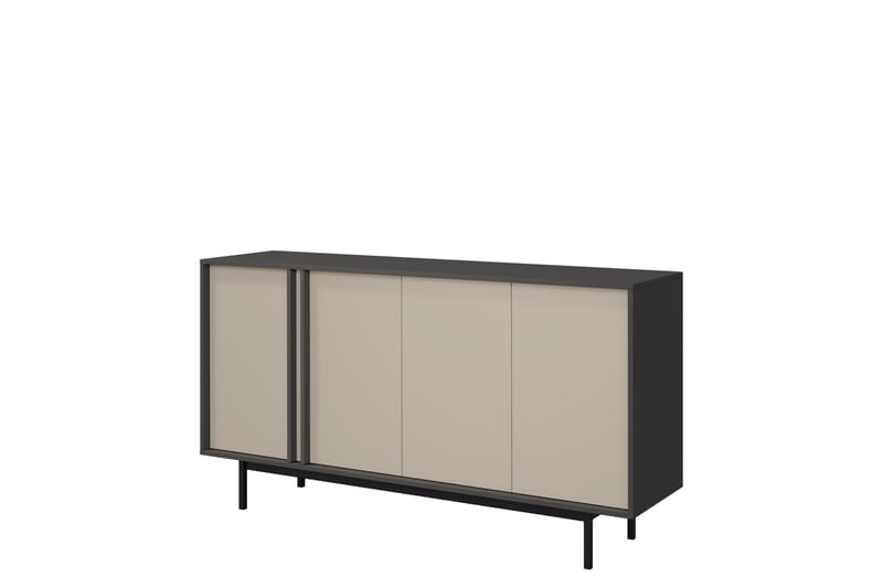 Farshian Skjenk 163x43 cm - Grå/Beige - Oppbevaring - Oppbevaringsmøbler - Sideboard & skjenker