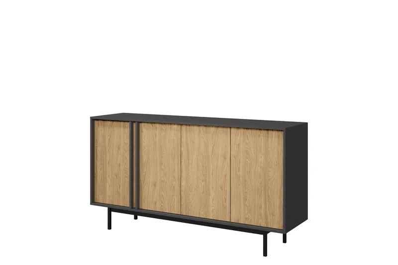 Farshian Skjenk 163x43 cm - Grå/Brun - Oppbevaring - Oppbevaringsmøbler - Sideboard & skjenker