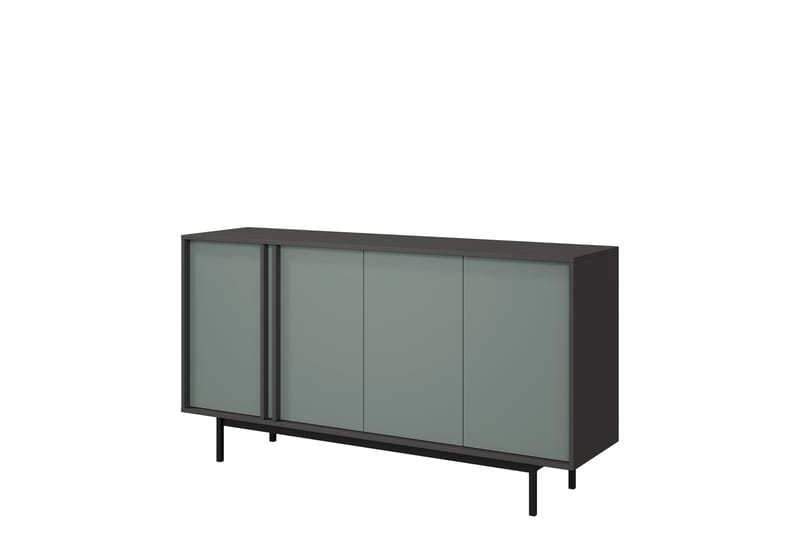 Farshian Skjenk 163x43 cm - Grå/Grønn - Oppbevaring - Oppbevaringsmøbler - Sideboard & skjenker