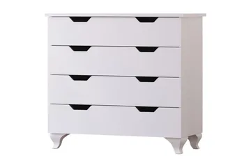 Feylor Hjørnekommode 86 cm - Matt Hvit - Oppbevaring - Oppbevaringsmøbler - Kommode - Entrekommode