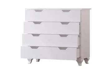 Feylor Hjørnekommode 86 cm - Matt Hvit - Oppbevaring - Oppbevaringsmøbler - Kommode - Entrekommode