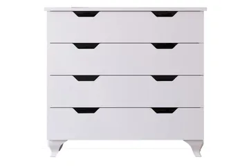 Feylor Hjørnekommode 86 cm - Matt Hvit - Oppbevaring - Oppbevaringsmøbler - Kommode - Entrekommode
