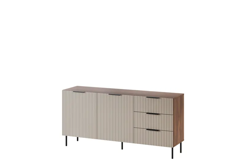 Fiesta Skjenk 156x42 cm, Brun/Beige