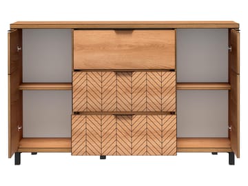 Fonti Rektangulær Skjenk 158 cm i Tre - Svart|Brun - Oppbevaring - Oppbevaringsmøbler - Sideboard & skjenker
