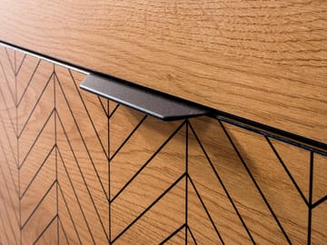 Fonti Skjenk 118 cm - Brun|svart - Oppbevaring - Oppbevaringsmøbler - Kommode