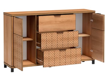 Fonti Skjenk 158 cm - Brun|svart - Oppbevaring - Oppbevaringsmøbler - Sideboard & skjenker