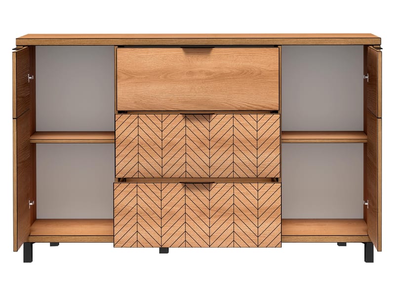 Fonti Skjenk 158 cm - Brun|svart - Oppbevaring - Oppbevaringsmøbler - Sideboard & skjenker