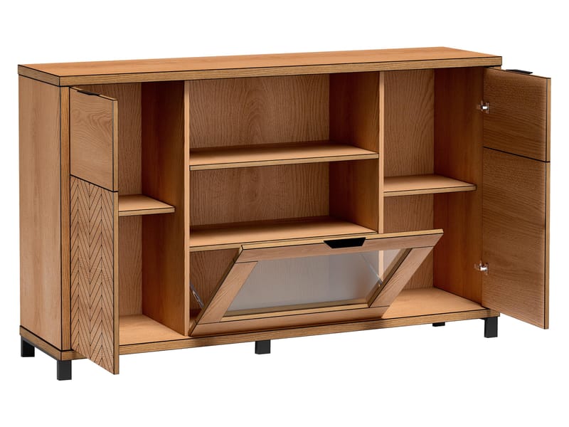 Fonti Skjenk 158 cm - Brun|svart - Oppbevaring - Oppbevaringsmøbler - Sideboard & skjenker