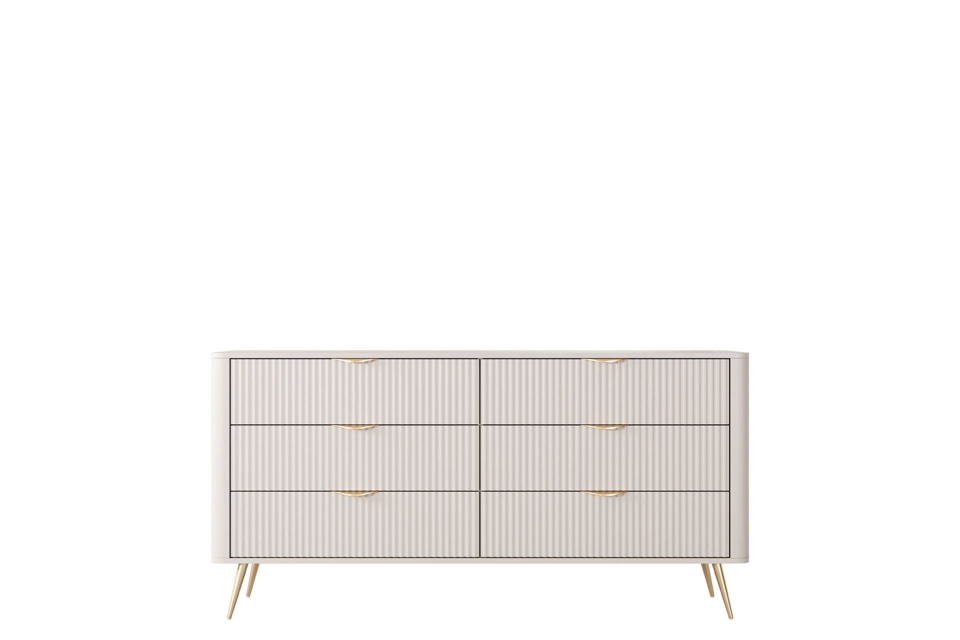 Forba Kommode 164 cm - Beige - Oppbevaring - Oppbevaringsmøbler - Kommode