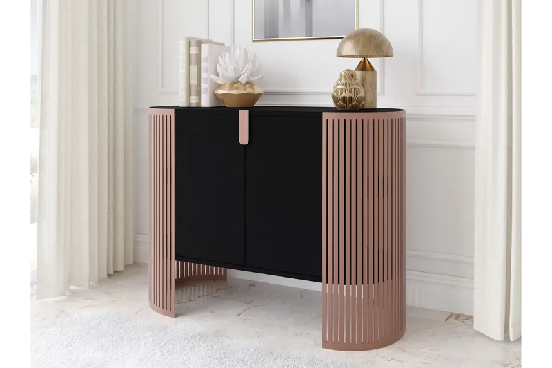 Friend Skjenk 120x40 cm - Rosa/Svart - Oppbevaring - Oppbevaringsmøbler - Sideboard & skjenker