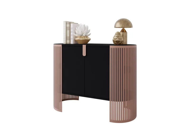 Friend Skjenk 120x40 cm - Rosa/Svart - Oppbevaring - Oppbevaringsmøbler - Sideboard & skjenker