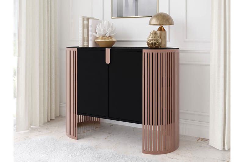 Friend Skjenk 120x40 cm - Rosa/Svart - Oppbevaring - Oppbevaringsmøbler - Sideboard & skjenker