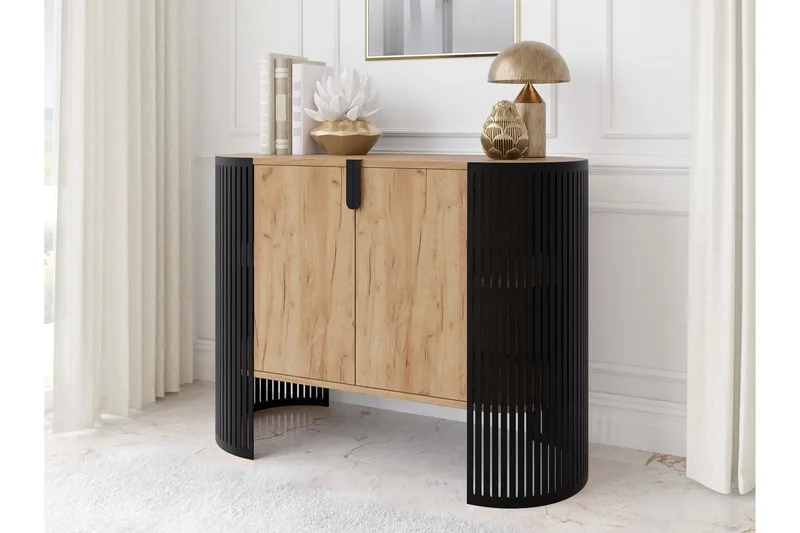 Friend Skjenk 120x40 cm - Svart/Brun - Oppbevaring - Oppbevaringsmøbler - Sideboard & skjenker