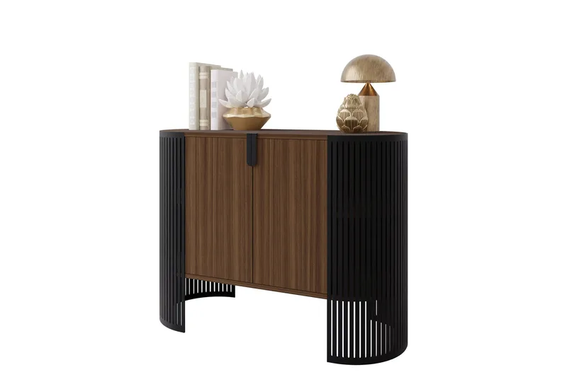 Friend Skjenk 120x40 cm - Svart/Brun - Oppbevaring - Oppbevaringsmøbler - Sideboard & skjenker