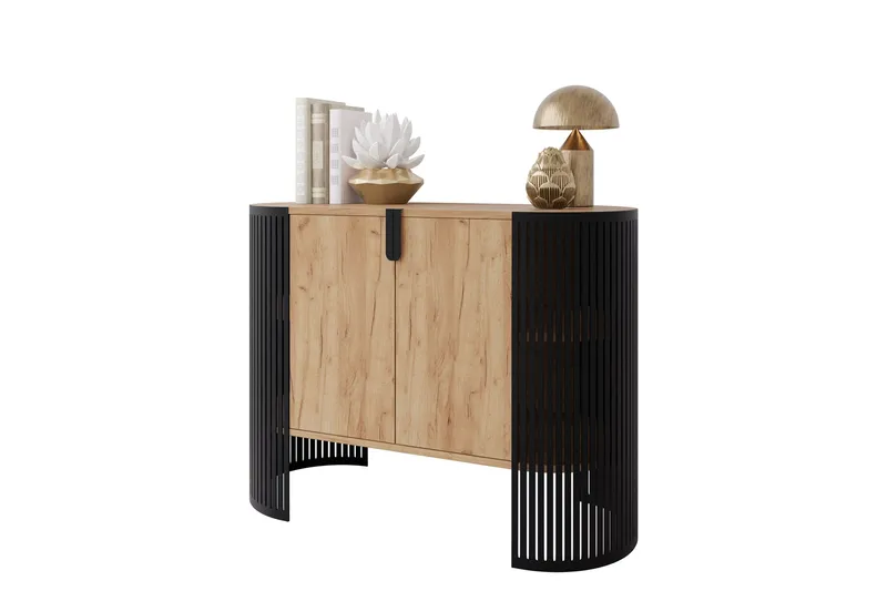 Friend Skjenk 120x40 cm - Svart/Brun - Oppbevaring - Oppbevaringsmøbler - Sideboard & skjenker