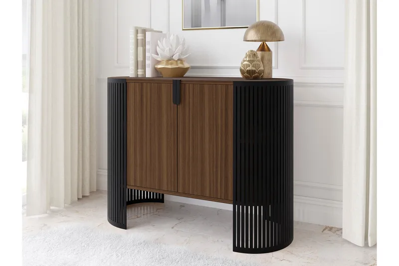 Friend Skjenk 120x40 cm - Svart/Brun - Oppbevaring - Oppbevaringsmøbler - Sideboard & skjenker