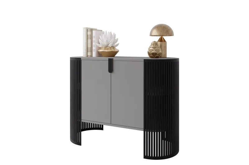 Friend Skjenk 120x40 cm - Svart/Grå - Oppbevaring - Oppbevaringsmøbler - Sideboard & skjenker