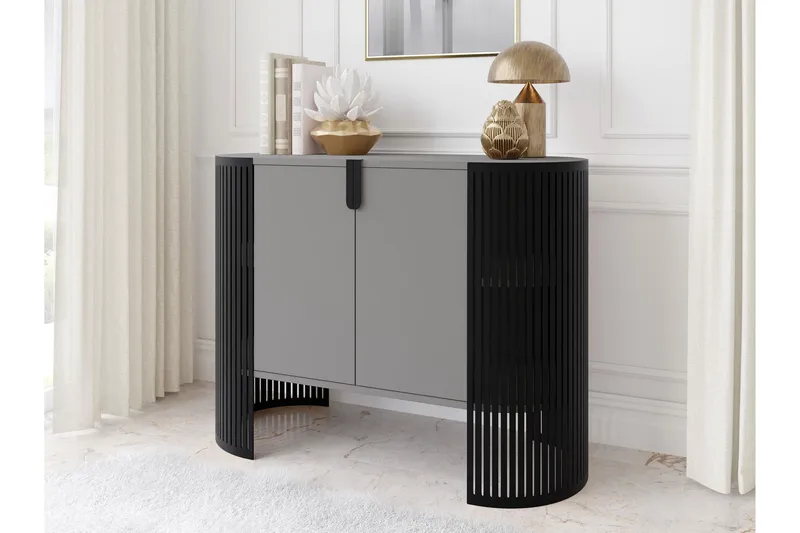 Friend Skjenk 120x40 cm - Svart/Grå - Oppbevaring - Oppbevaringsmøbler - Sideboard & skjenker