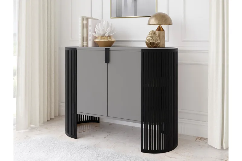 Friend Skjenk 120x40 cm - Svart/Grå - Oppbevaring - Oppbevaringsmøbler - Sideboard & skjenker