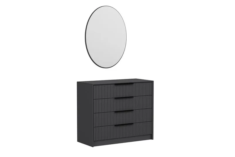 Fruitland Hjørnekommode 100 cm, Antrasitt