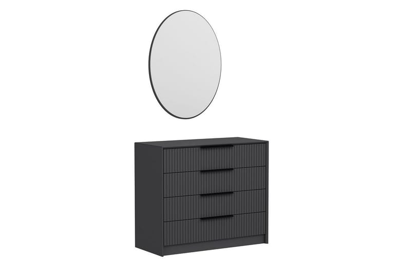 Fruitland Hjørnekommode 100 cm, Antrasitt