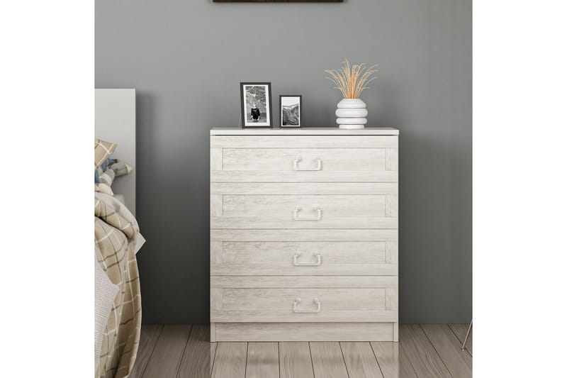 Fruitland Hjørnekommode 72 cm - Hvit - Oppbevaring - Oppbevaringsmøbler - Kommode