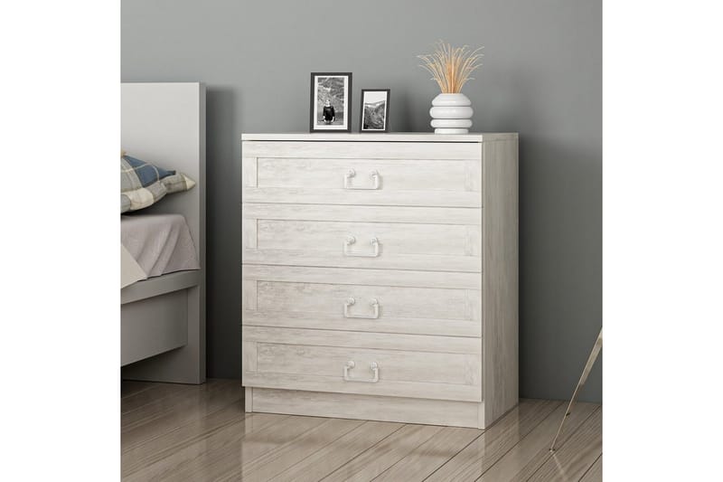 Fruitland Hjørnekommode 72 cm - Hvit - Oppbevaring - Oppbevaringsmøbler - Kommode