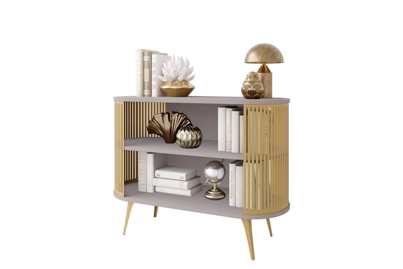 Galia Skjenk 120x40 cm - Gull/Beige - Oppbevaring - Oppbevaringsmøbler - Sideboard & skjenker