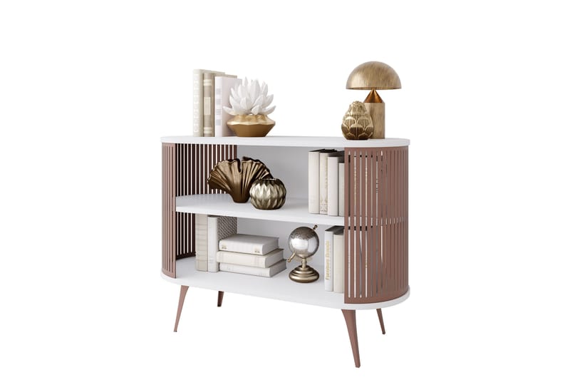 Galia Skjenk 120x40 cm - Rosa/Hvit - Oppbevaring - Oppbevaringsmøbler - Sideboard & skjenker