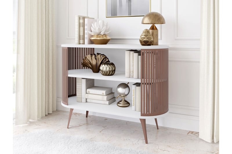 Galia Skjenk 120x40 cm - Rosa/Hvit - Oppbevaring - Oppbevaringsmøbler - Sideboard & skjenker