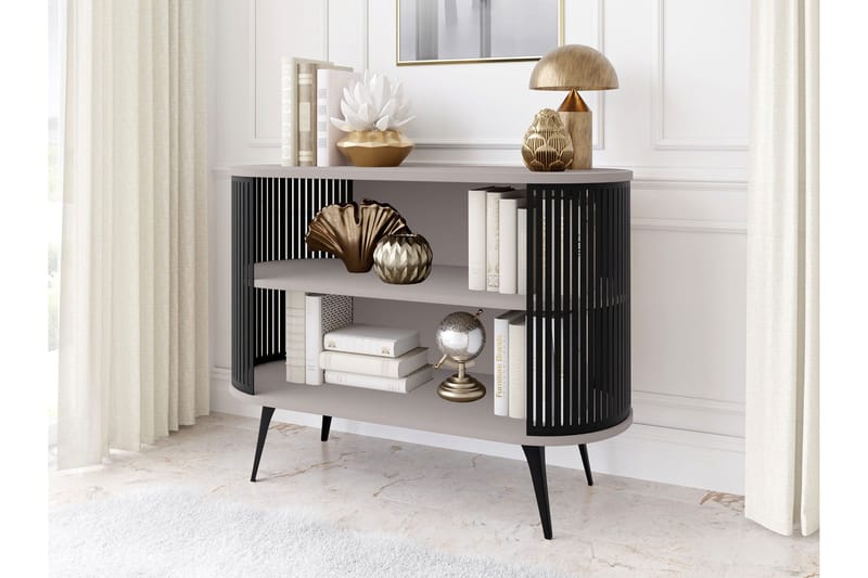Galia Skjenk 120x40 cm - Svart/Beige - Oppbevaring - Oppbevaringsmøbler - Sideboard & skjenker