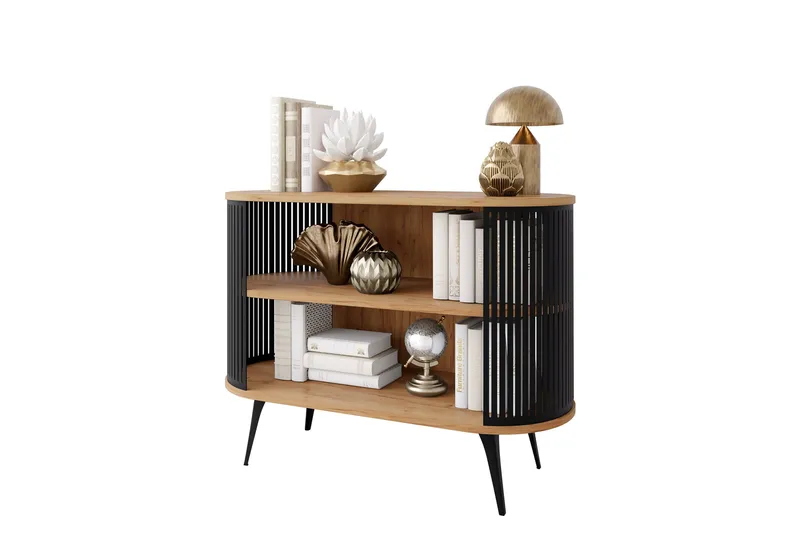 Galia Skjenk 120x40 cm - Svart/Brun - Oppbevaring - Oppbevaringsmøbler - Sideboard & skjenker