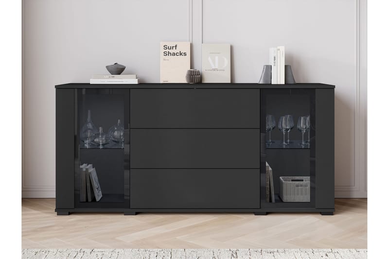 Gammel Skjenk 150x40 cm - Brun - Oppbevaring - Oppbevaringsmøbler - Sideboard & skjenker