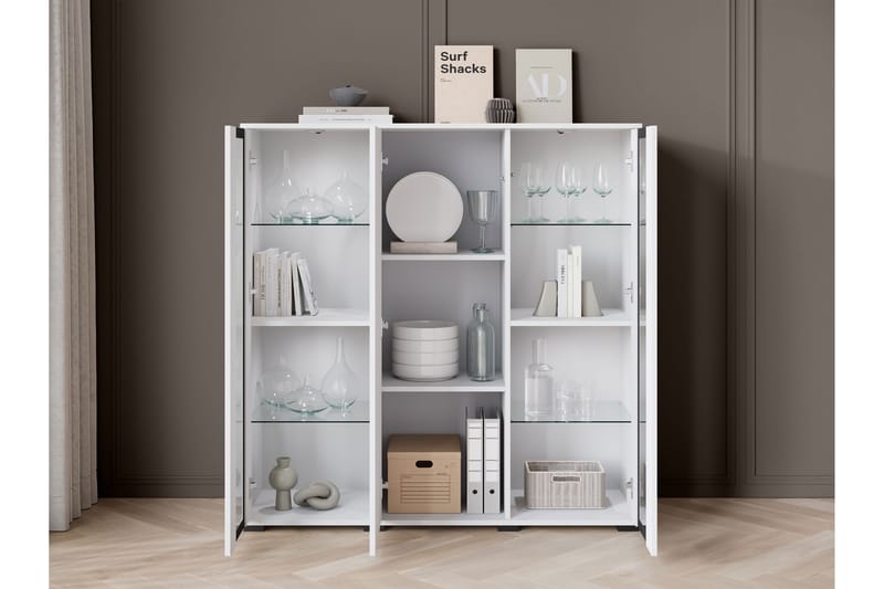 Gammelt Highboard - Svart - Oppbevaring - Oppbevaringsmøbler - Sideboard & skjenker