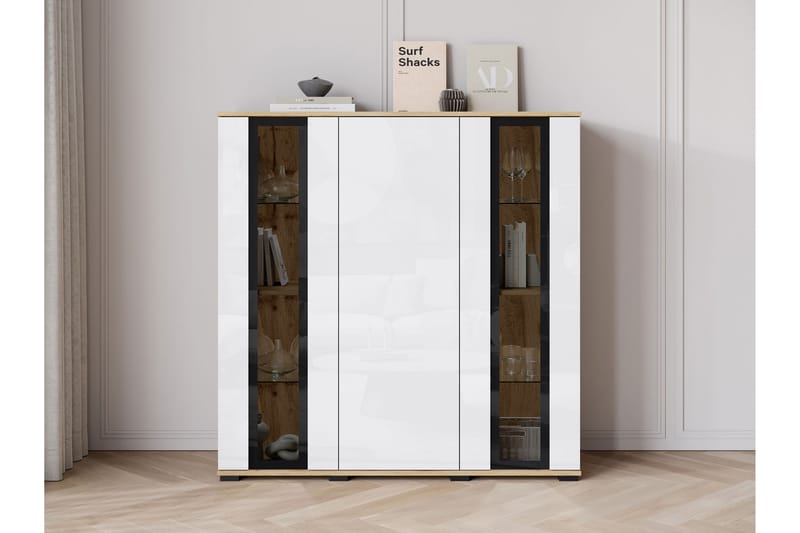 Gammelt Highboard - Svart - Oppbevaring - Oppbevaringsmøbler - Sideboard & skjenker