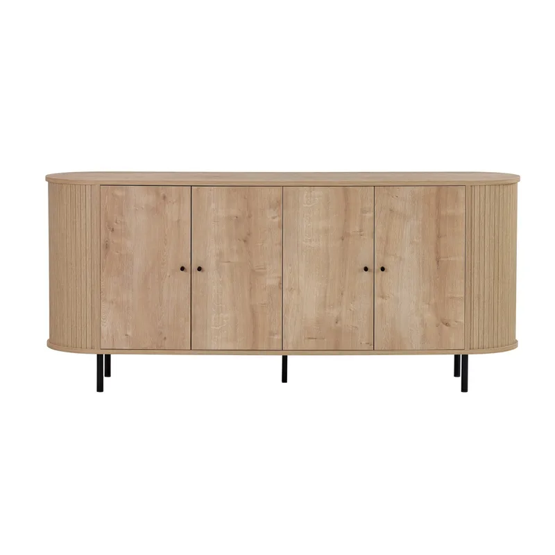 Haulover Konsollbord 180 cm - Sapphire Oak/Svart - Oppbevaring - Oppbevaringsmøbler - Sideboard & skjenker