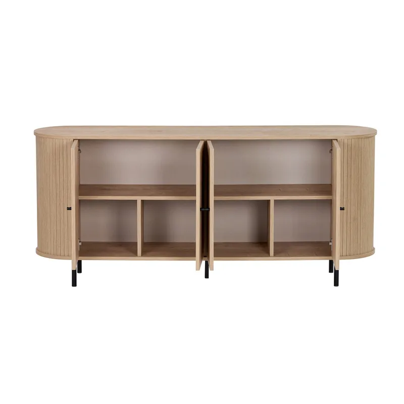Haulover Konsollbord 180 cm - Sapphire Oak/Svart - Oppbevaring - Oppbevaringsmøbler - Sideboard & skjenker