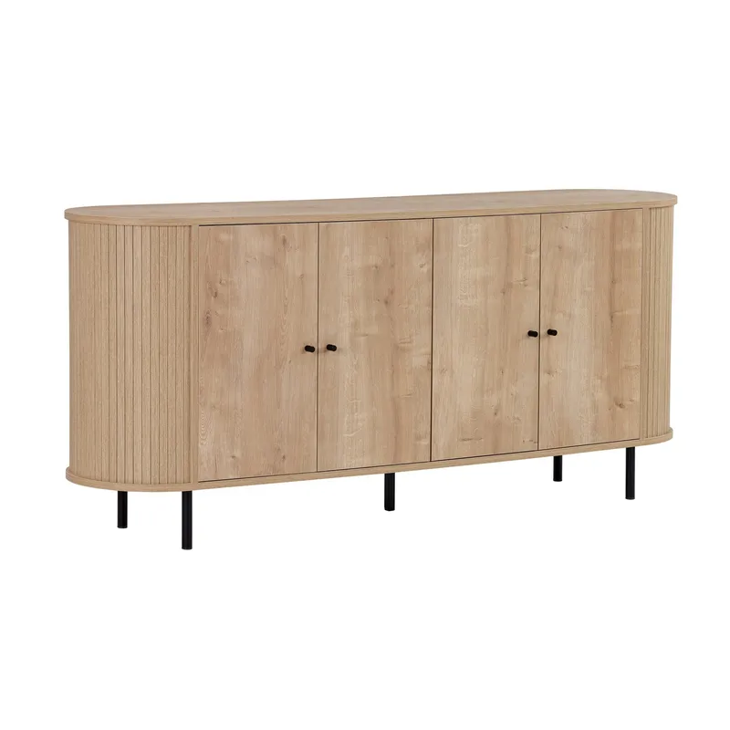 Haulover Konsollbord 180 cm, Sapphire Oak/Svart