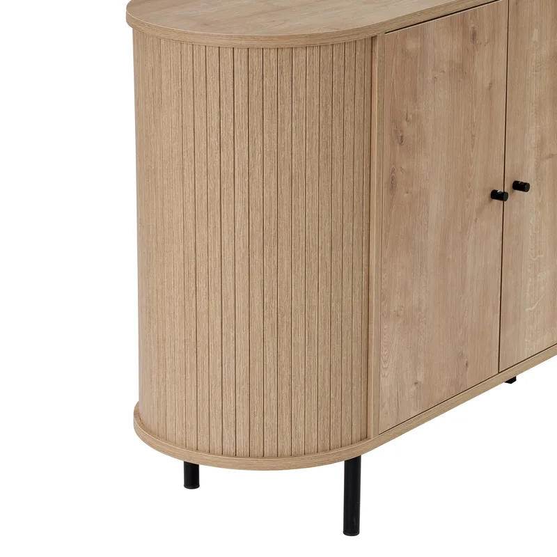 Haulover Konsollbord 180 cm - Sapphire Oak/Svart - Oppbevaring - Oppbevaringsmøbler - Sideboard & skjenker