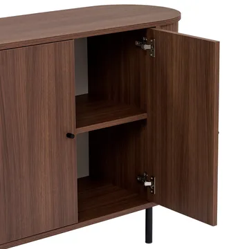 Haulover Konsollbord 180 cm - Valnøtt/Svart - Oppbevaring - Oppbevaringsmøbler - Sideboard & skjenker