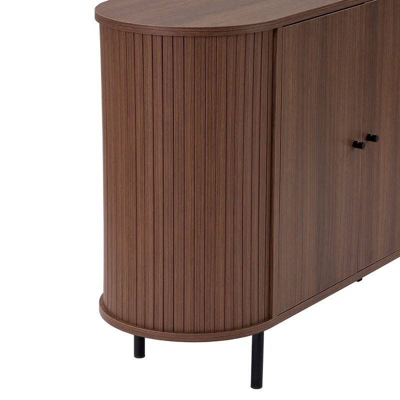 Haulover Konsollbord 180 cm - Valnøtt/Svart - Oppbevaring - Oppbevaringsmøbler - Sideboard & skjenker