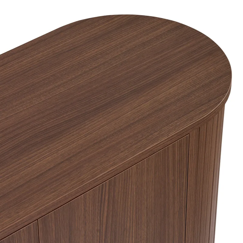 Haulover Konsollbord 180 cm - Valnøtt/Svart - Oppbevaring - Oppbevaringsmøbler - Sideboard & skjenker