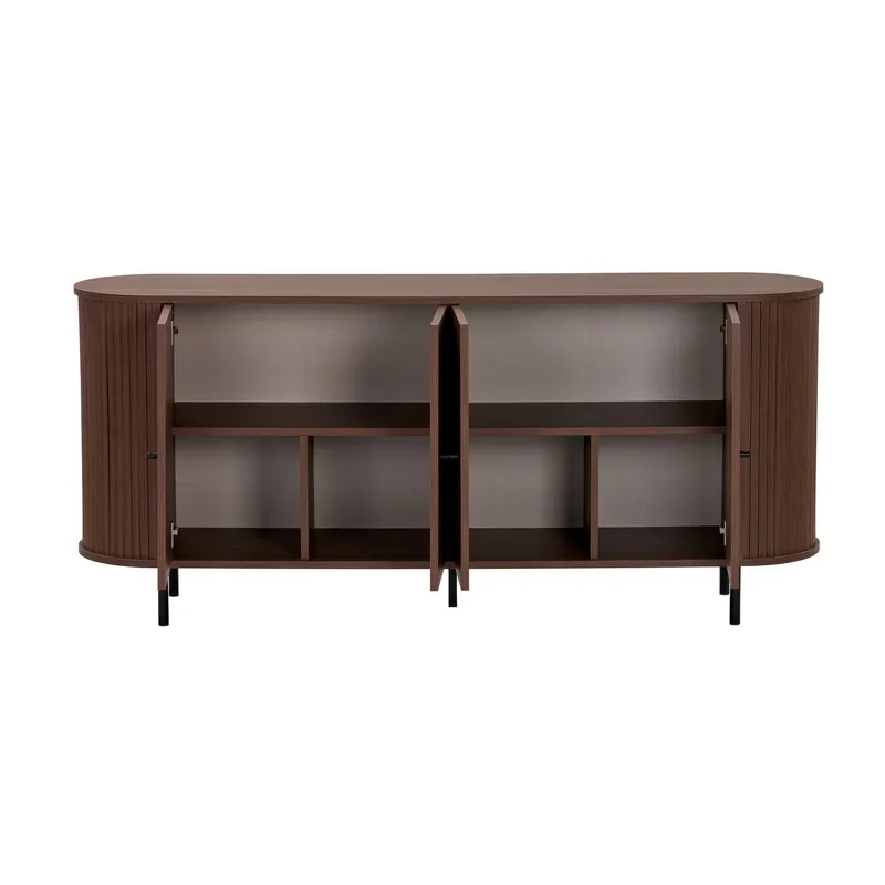 Haulover Konsollbord 180 cm - Valnøtt/Svart - Oppbevaring - Oppbevaringsmøbler - Sideboard & skjenker