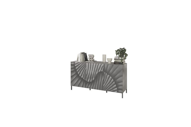 Hawell Skjenk 181 cm - Grå - Oppbevaring - Oppbevaringsmøbler - Sideboard & skjenker
